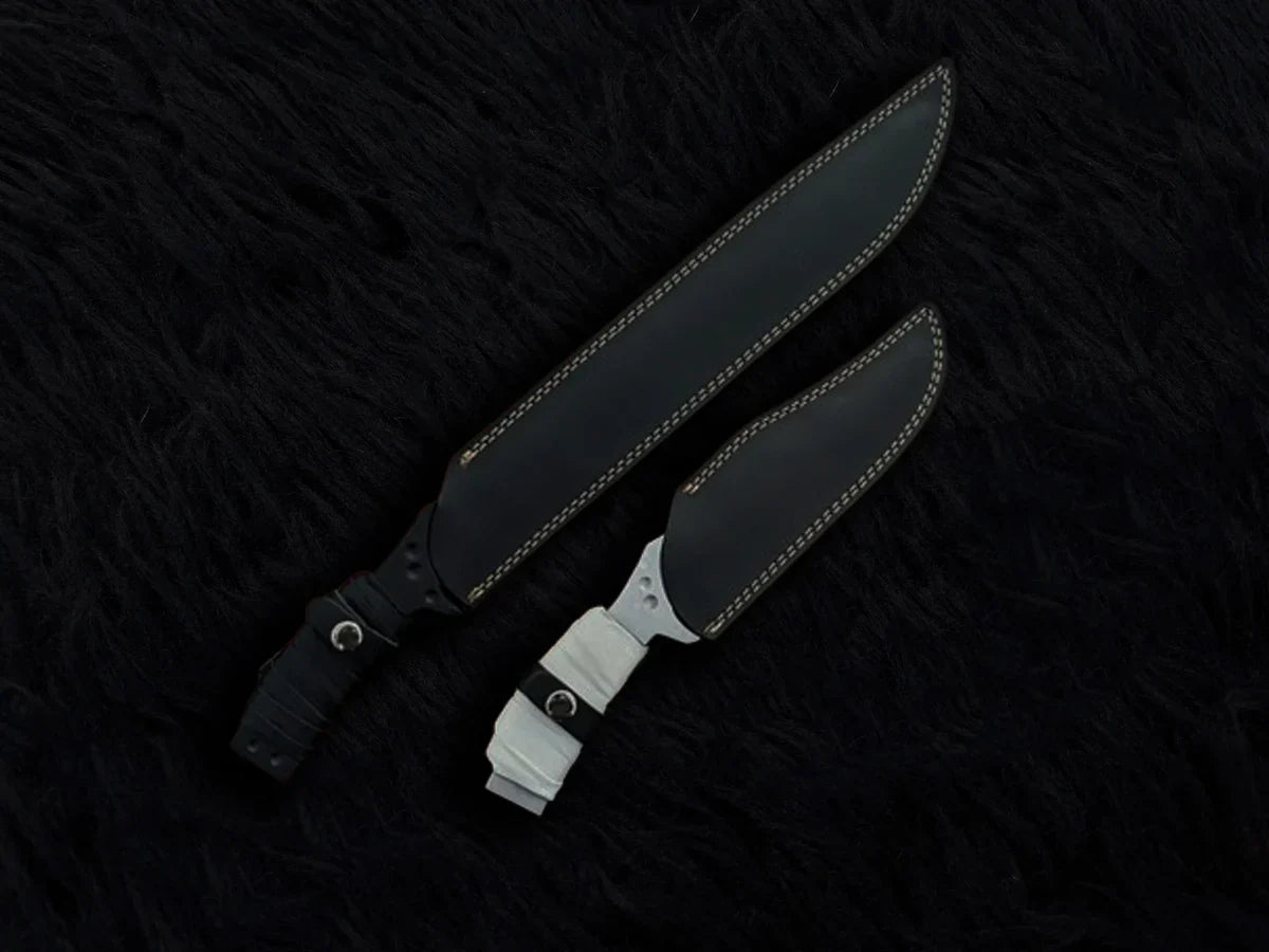 DUNE Part 2 Feyd Rautha Movie Replica Knives with Leather Sheath - Vortex Blades