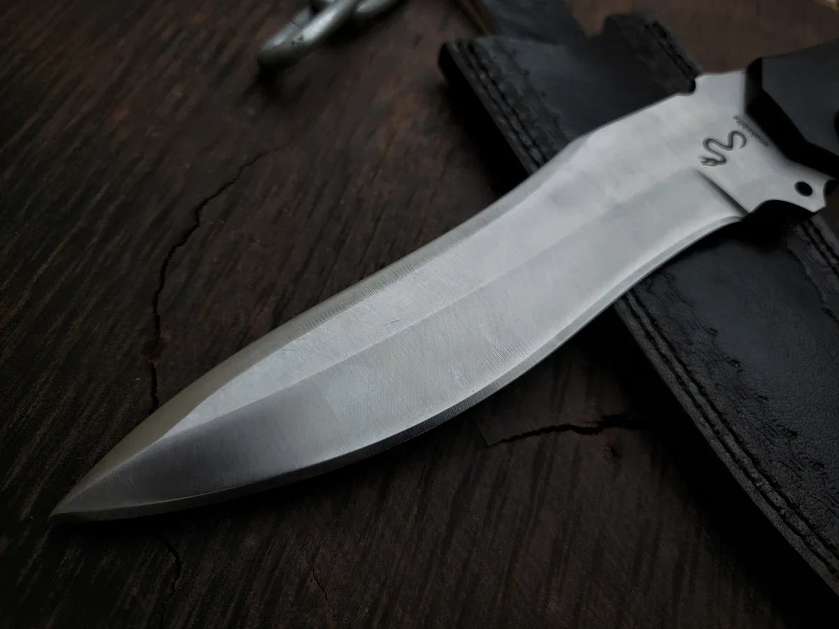 Resident Evil 4 Remake Ada Wong Elite Replica Knife with Leather Sheath - Vortex Blades