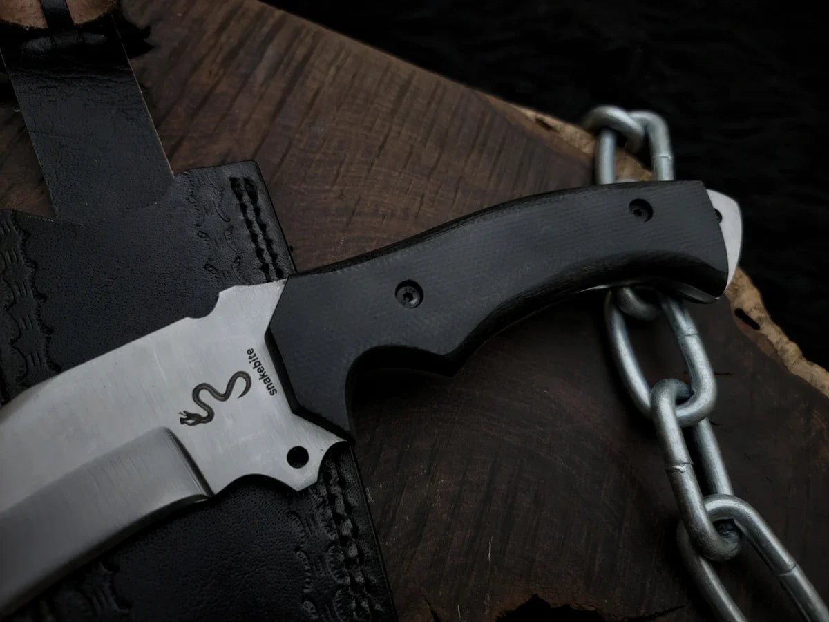 Resident Evil 4 Remake Ada Wong Elite Replica Knife with Leather Sheath - Vortex Blades