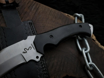 Resident Evil 4 Remake Ada Wong Elite Replica Knife with Leather Sheath - Vortex Blades