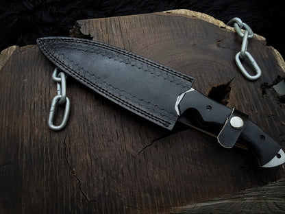 Resident Evil 4 Remake Ada Wong Elite Replica Knife with Leather Sheath - Vortex Blades