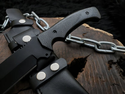 Resident Evil 4 Remake Ada Wong Replica Knife with Leather Sheath - Vortex Blades