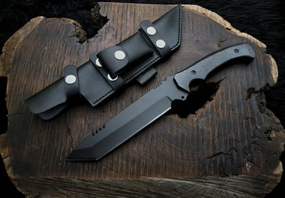 Resident Evil 4 Remake Ada Wong Replica Knife with Leather Sheath - Vortex Blades
