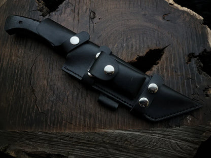 Resident Evil 4 Remake Ada Wong Replica Knife with Leather Sheath - Vortex Blades