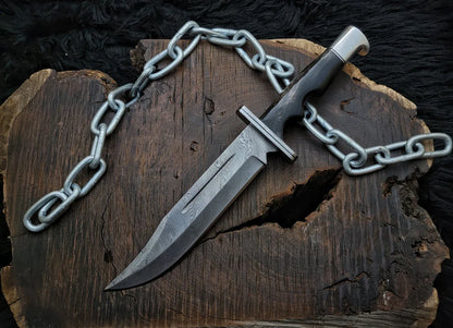 Scream 4 Replica Damascus Knife | Scre4m Hero Ghostface Knife (Damascus Version) - Vortex Blades