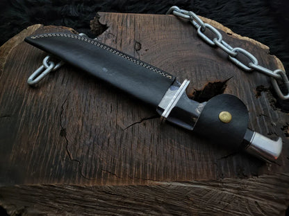 Scream 4 Replica Damascus Knife | Scre4m Hero Ghostface Knife (Damascus Version) - Vortex Blades