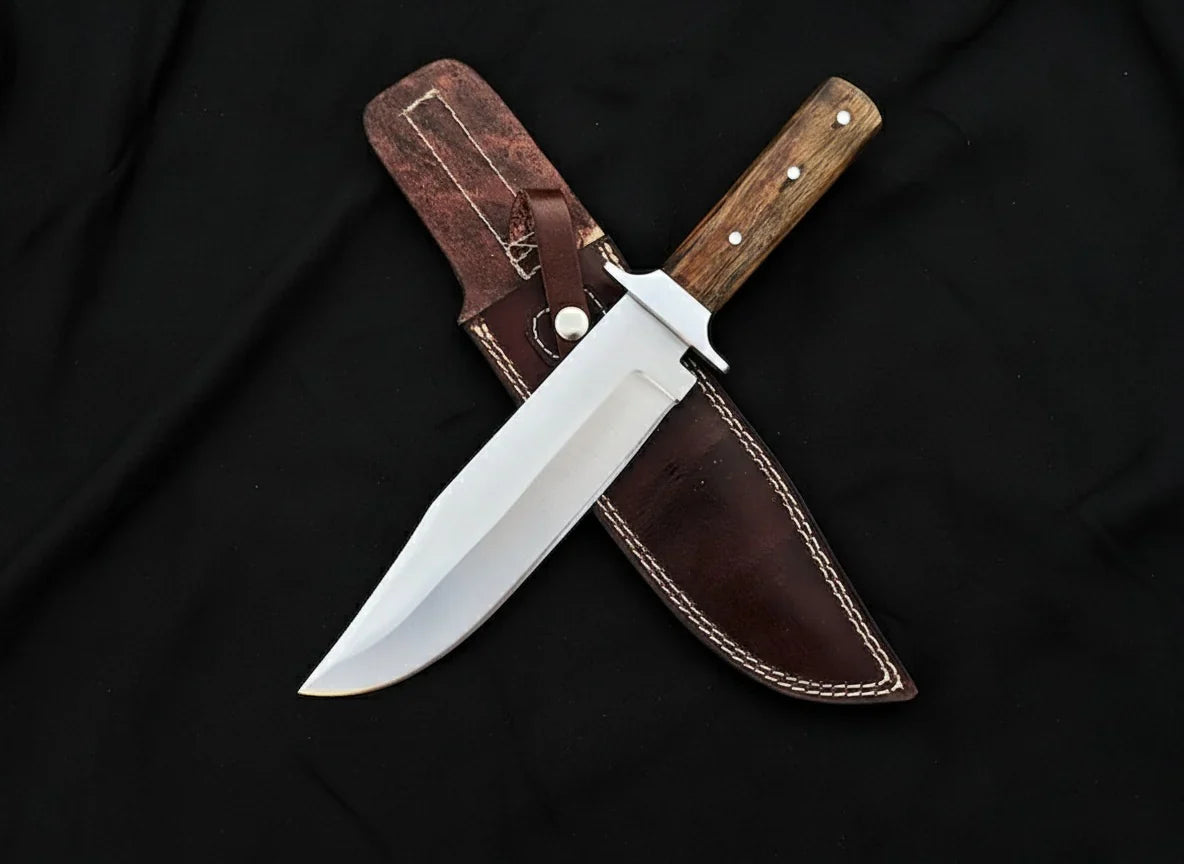 Handmade Red Dead Redemption 2 Replica Knives with Leather Sheath | Arthur Morgan Hunting Knives - Vortex Blades