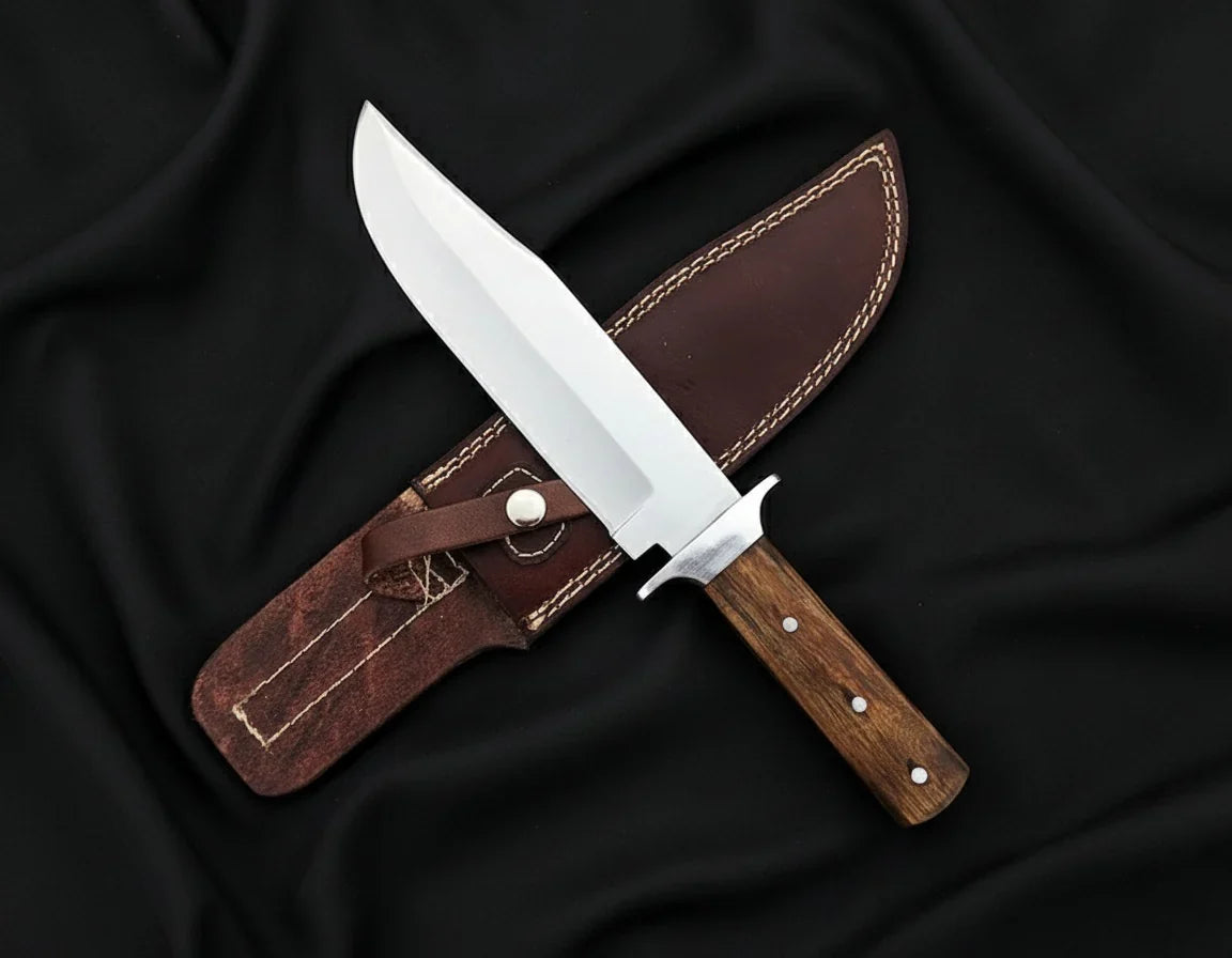 Handmade Red Dead Redemption 2 Replica Knives with Leather Sheath | Arthur Morgan Hunting Knives - Vortex Blades