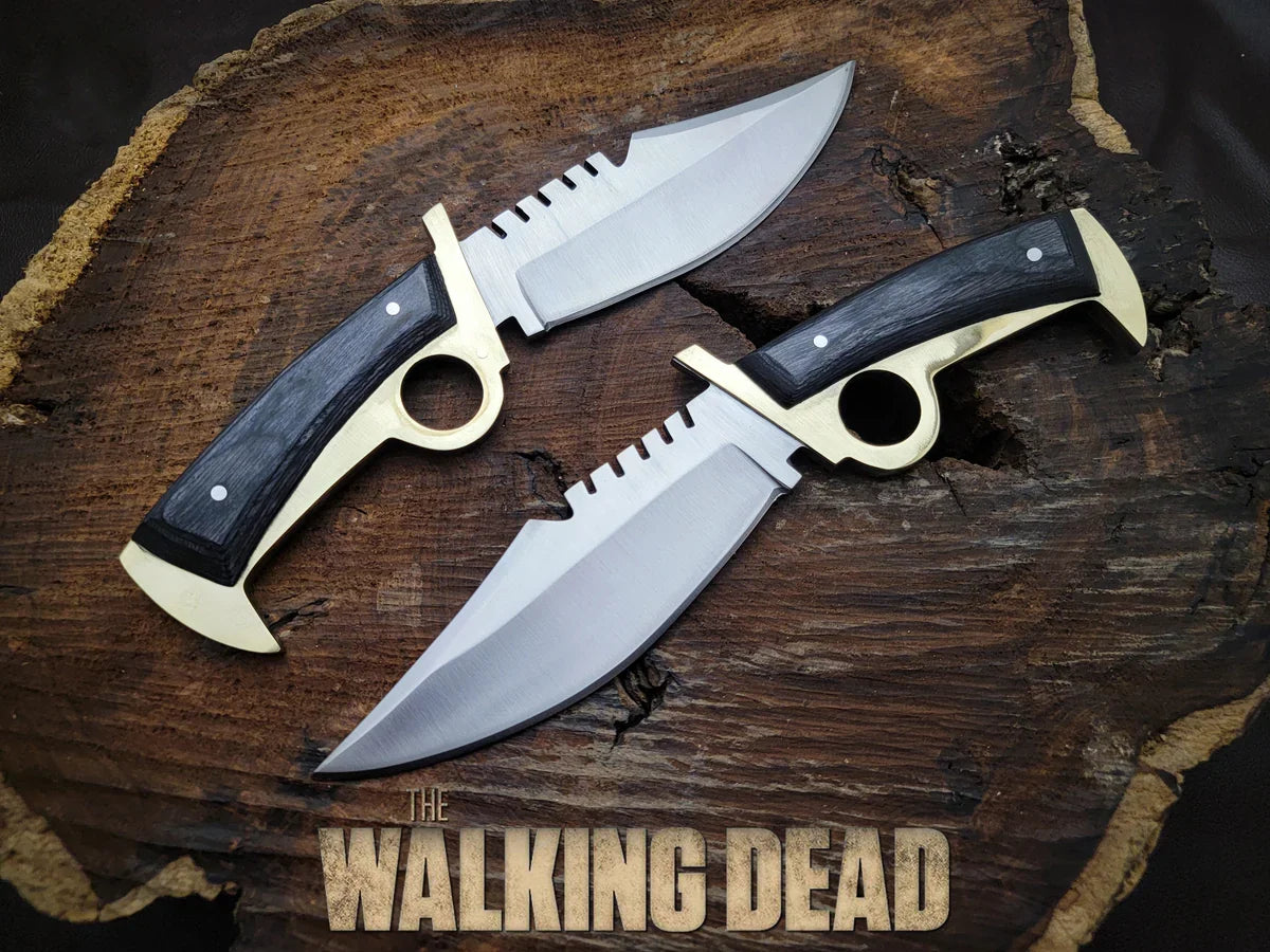 The Walking Dead: Daryl Dixon Replica Finger Guard Bowie Knife - Vortex Blades