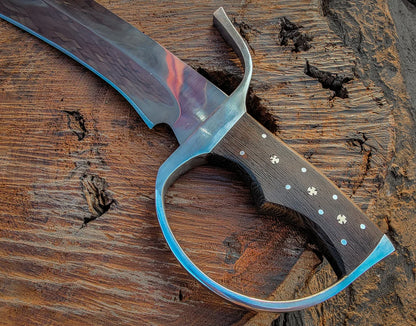 Handmade Wingchun Replica Butterfly Swords With Leather Sheath - Vortex Blades