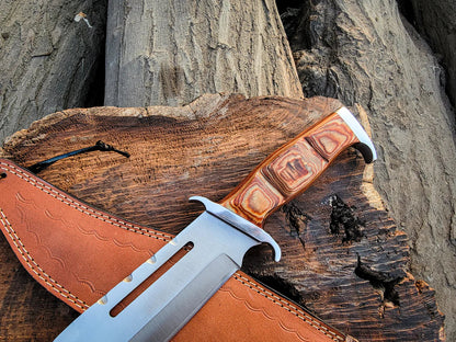 Handmade 18" Rambo III Movie Replica Bowie Knife | Fixed Blade - Vortex Blades