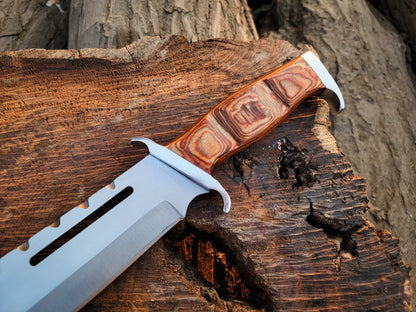 Handmade 18" Rambo III Movie Replica Bowie Knife | Fixed Blade - Vortex Blades