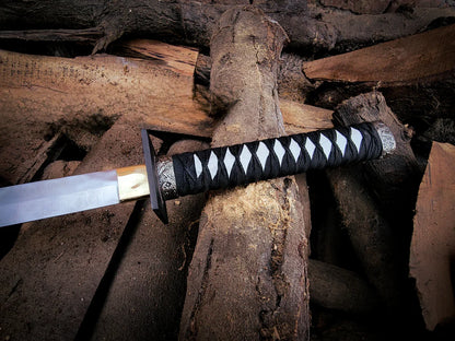 Japanese Samurai Katana Sword Custom Full Tang - Vortex Blades