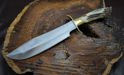 Famous Movie Inglourious Basterds Aldo Raine Replica Knife with Premium Leather Sheath - Vortex Blades