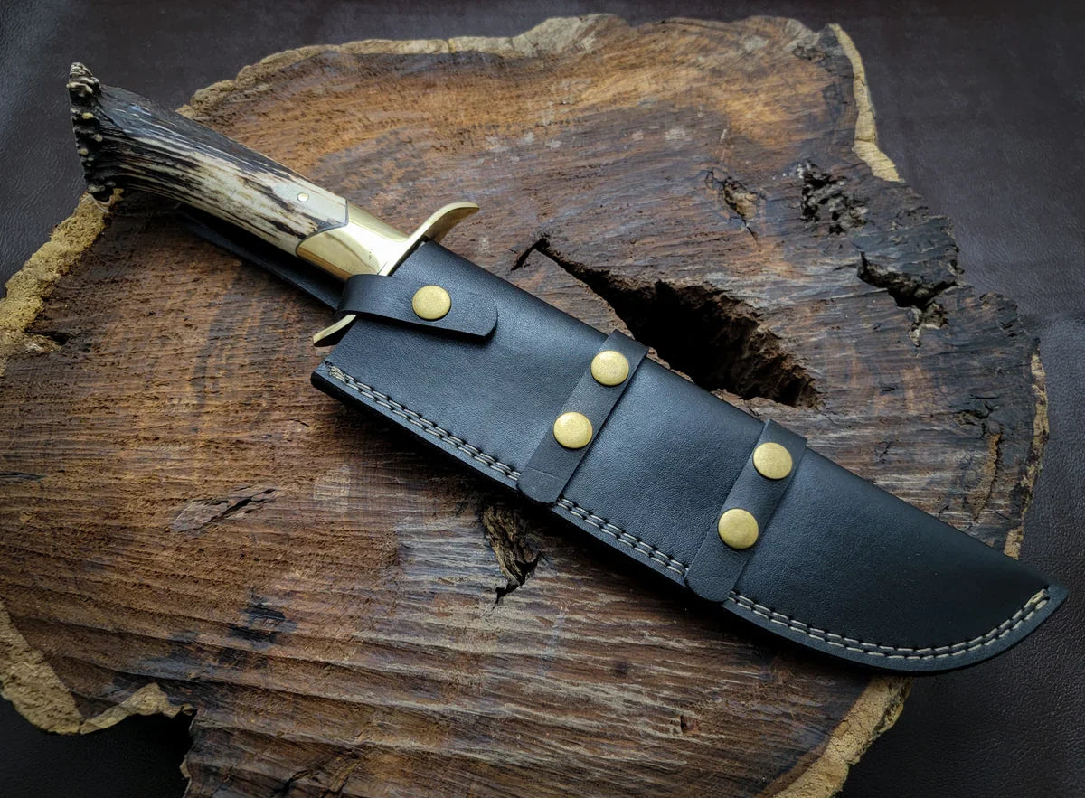 Famous Movie Inglourious Basterds Aldo Raine Replica Knife with Premium Leather Sheath - Vortex Blades