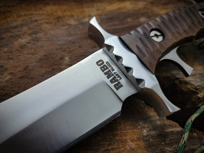 Last Blood Replica: Handmade Rambo V "HeartStopper" Replica Knife - Vortex Blades