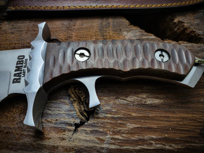 Last Blood Replica: Handmade Rambo V "HeartStopper" Replica Knife - Vortex Blades