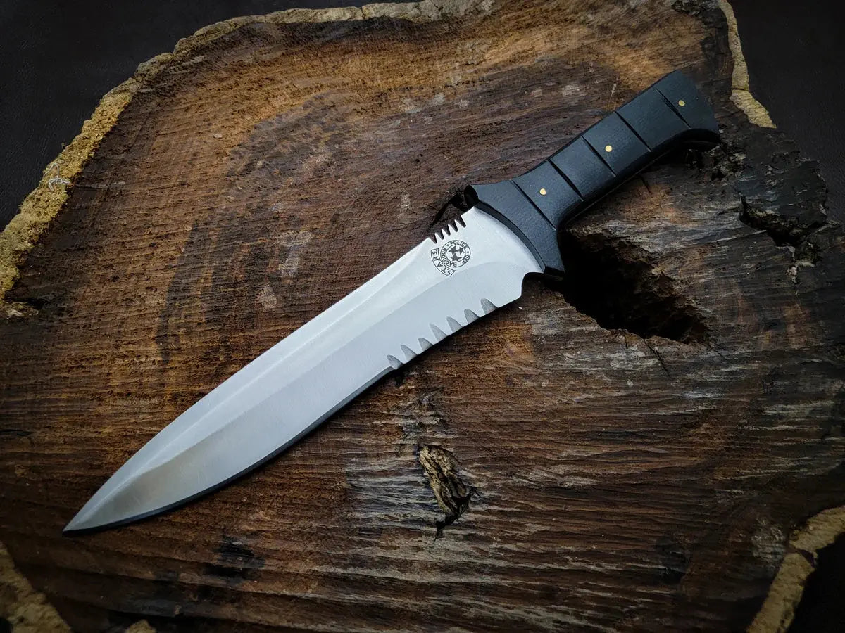Custom Handmade Resident Evil 4 Leon Kennedy's Replica Full Tang Knife - Vortex Blades
