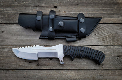 Tom Brown Tracker: Handmade Full Tang Fixed Blade Hunting Knife - Vortex Blades