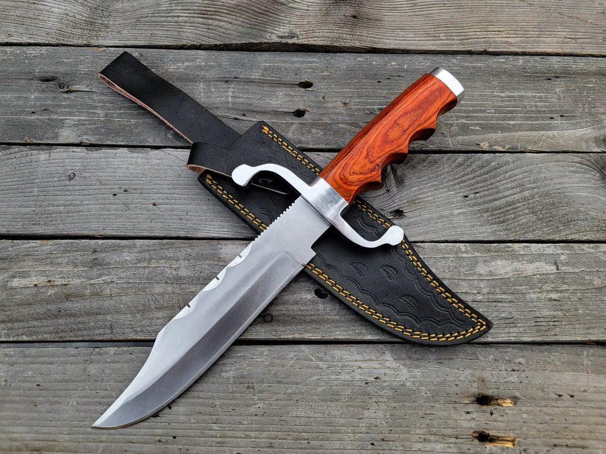 Custom Handmade Jumanji Replica knife with Leather Sheath - Vortex Blades