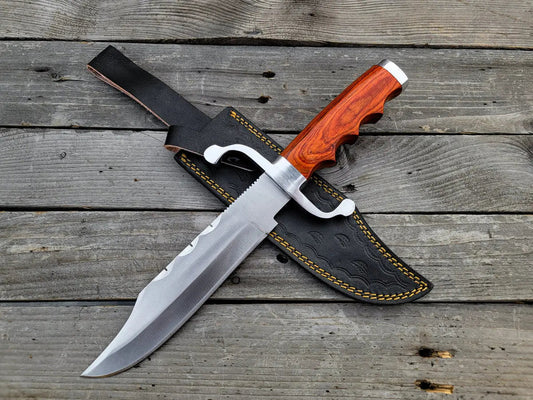 Custom Handmade Jumanji Replica knife with Leather Sheath - Vortex Blades