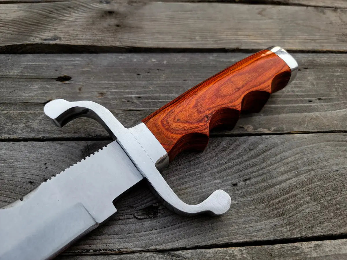 Custom Handmade Jumanji Replica knife with Leather Sheath - Vortex Blades
