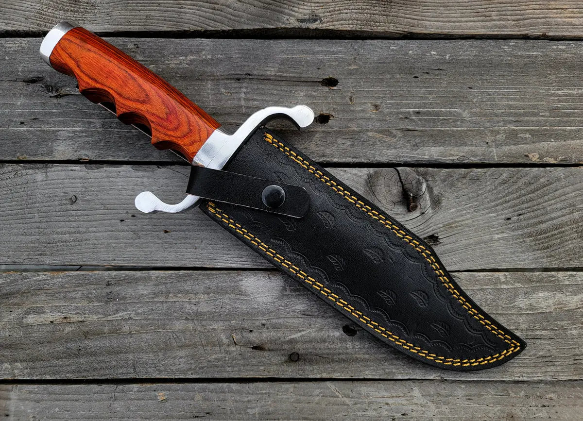 Custom Handmade Jumanji Replica knife with Leather Sheath - Vortex Blades
