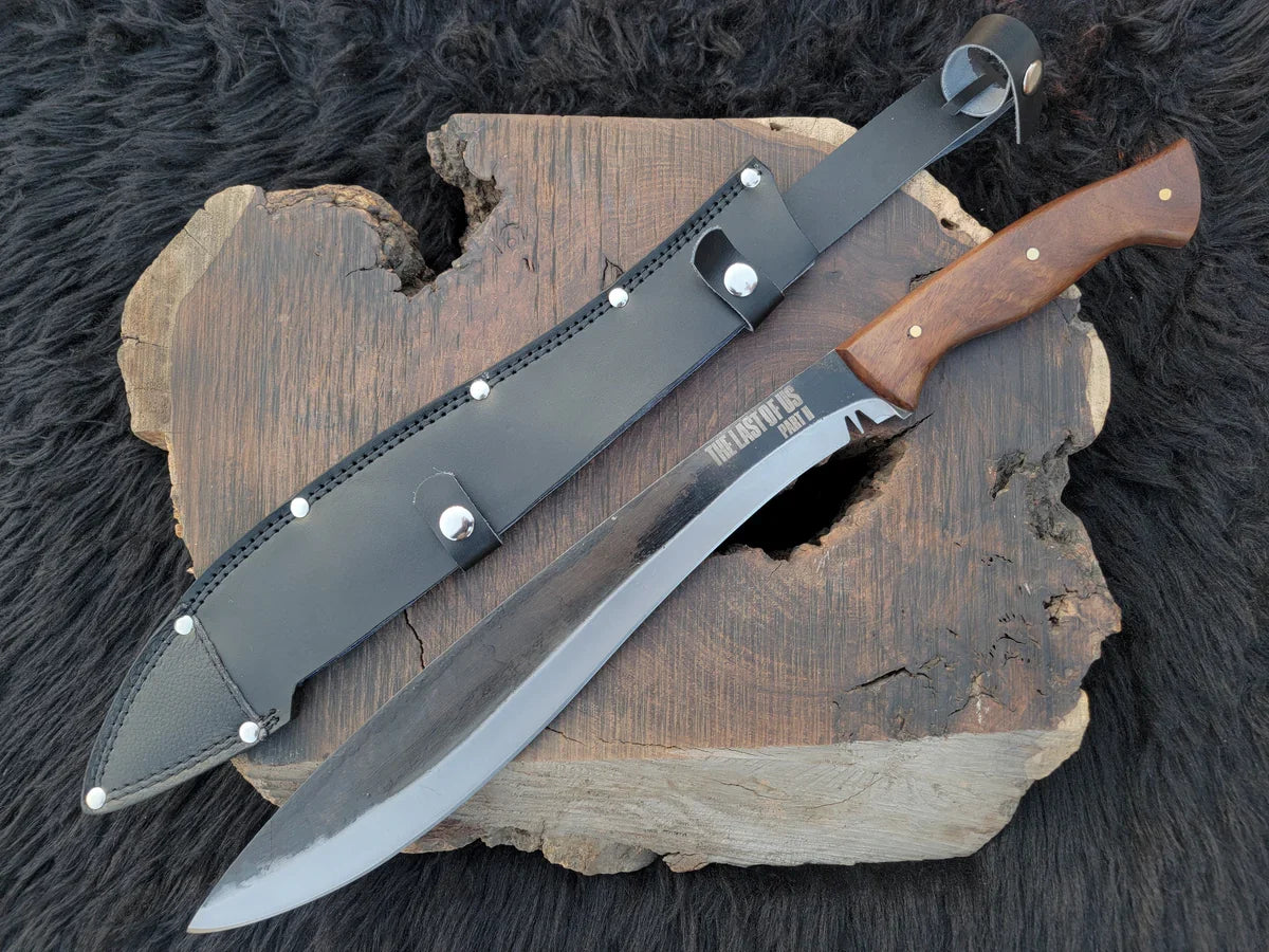The Last Of Us : Part 2 - Ellie's Replica Machete with Leather Sheath - Vortex Blades