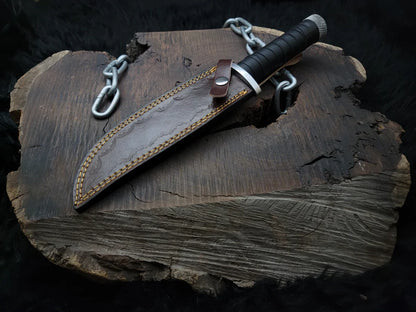 Metal Gear Solid 3 Replica Knife with Leather Sheath | Snake Eater Replica knife - Vortex Blades