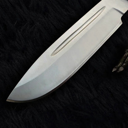 Custom Handmade The Walking Dead Daryl Dixon Replica Knife with Leather Sheath | Full Tang | Stainless Steel | G10 Micarta Handle - Vortex Blades