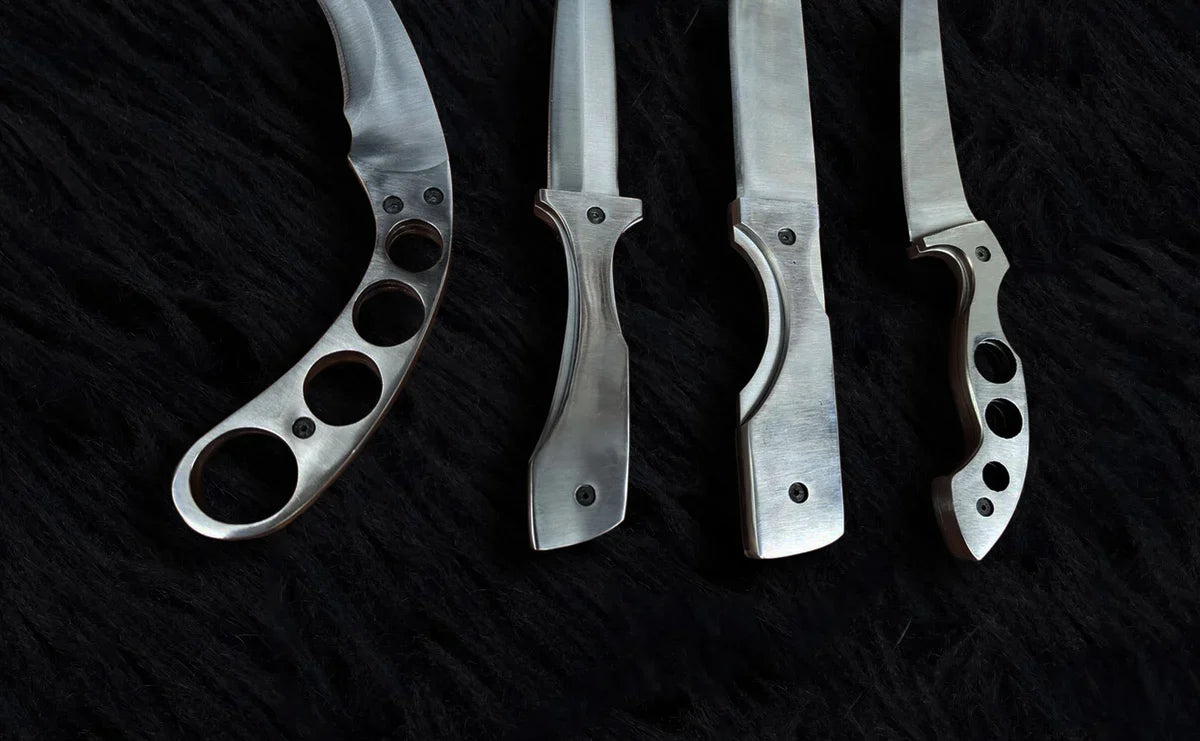 Dexter Morgan Replica Knives: Custom Dexter k-ill Tools 4 Pieces Set Replica Knives - Vortex Blades