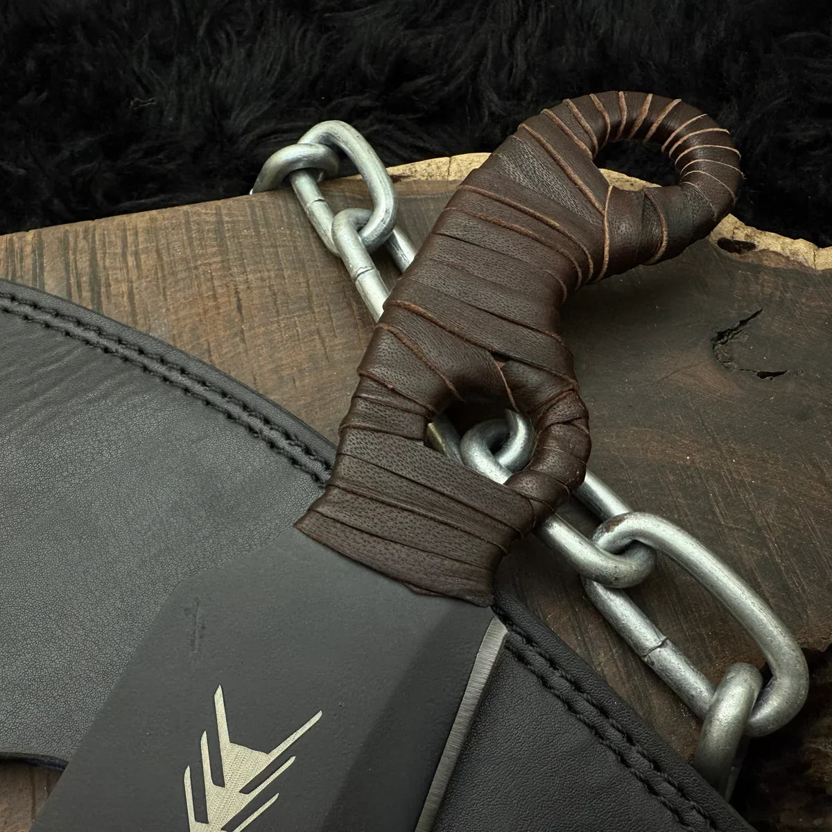 Handmade Destiny 2 (Black) Gun Slinger Replica Knife with Leather Sheath - Vortex Blades
