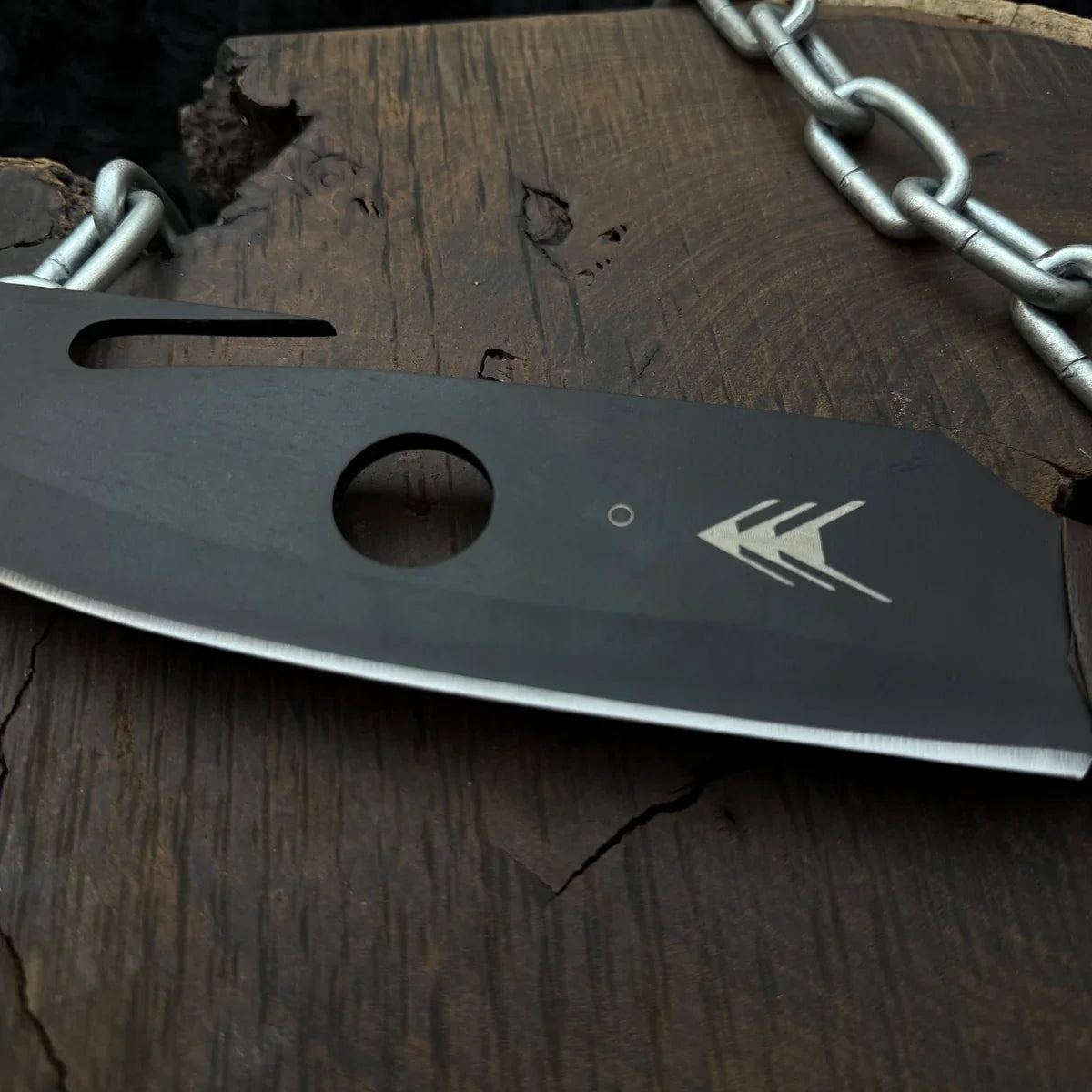 Handmade Destiny 2 (Black) Gun Slinger Replica Knife with Leather Sheath - Vortex Blades