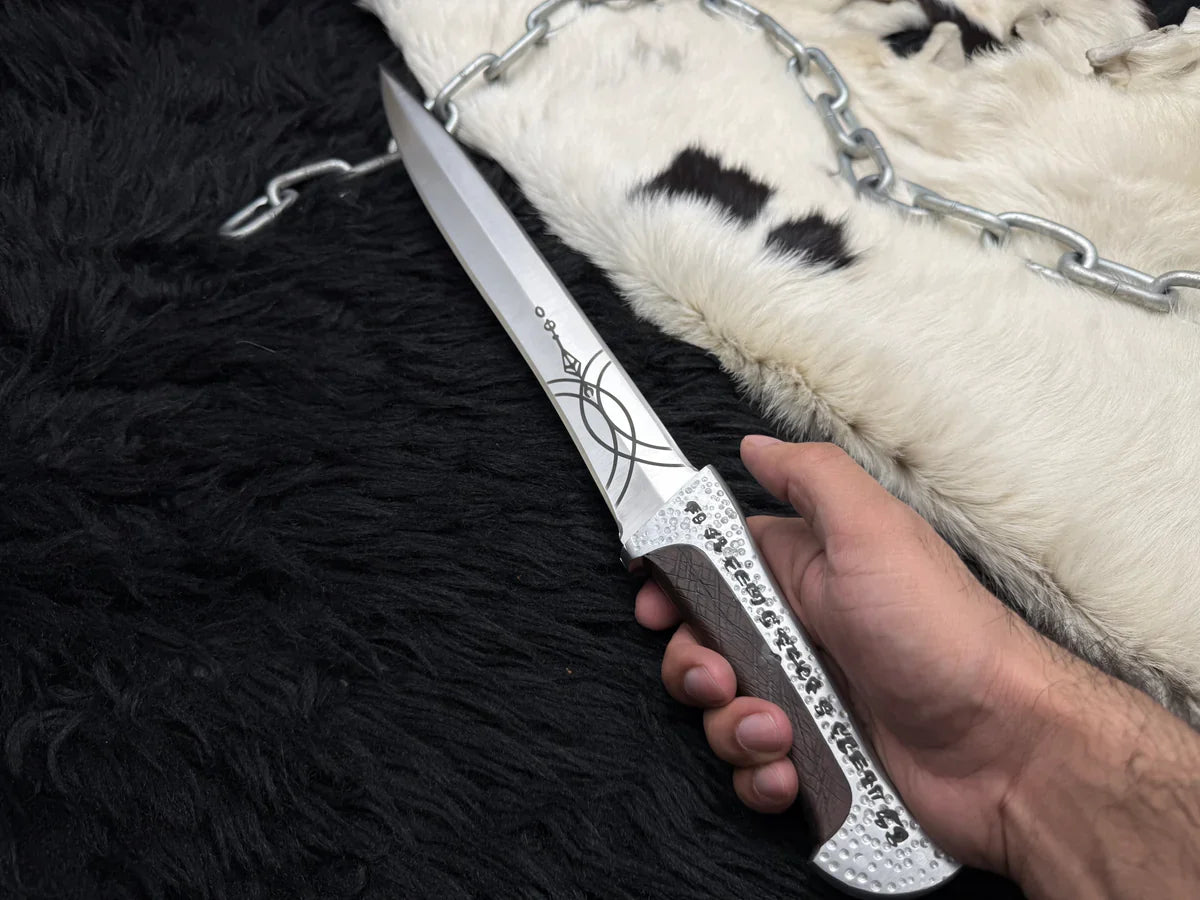 Handmade Dune Paul Atreides Crysknife with Leather Sheath | Dune 2 knifes | Dune cosplay | Dune movie collectibles - Vortex Blades