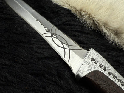 Handmade Dune Paul Atreides Crysknife with Leather Sheath | Dune 2 knifes | Dune cosplay | Dune movie collectibles - Vortex Blades