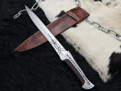 Handmade Dune Paul Atreides Crysknife with Leather Sheath | Dune 2 knifes | Dune cosplay | Dune movie collectibles - Vortex Blades