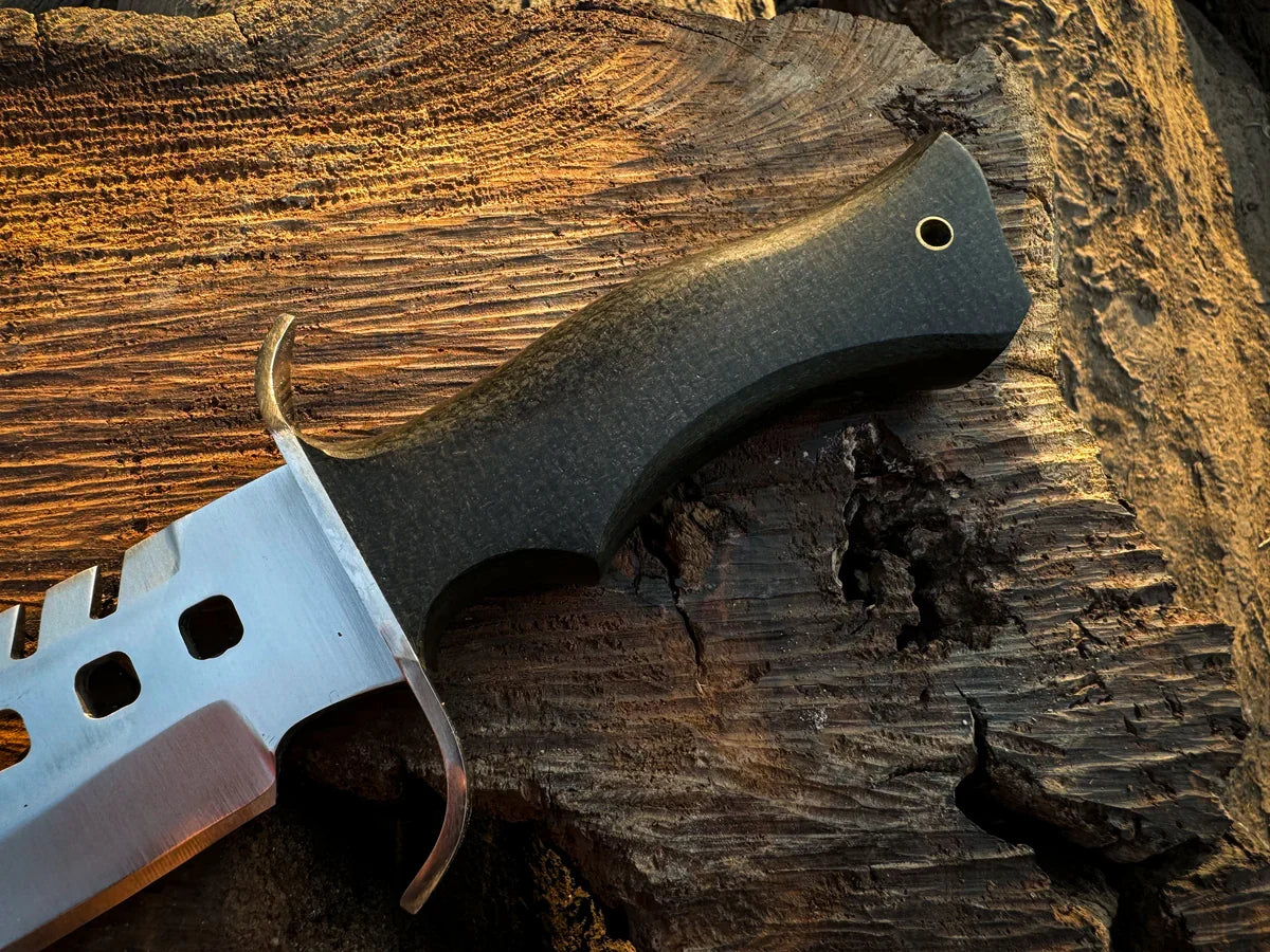 The Walking Dead: Handmade Negan Bowie Full Tang Fixed Blade Replica Knife - Vortex Blades