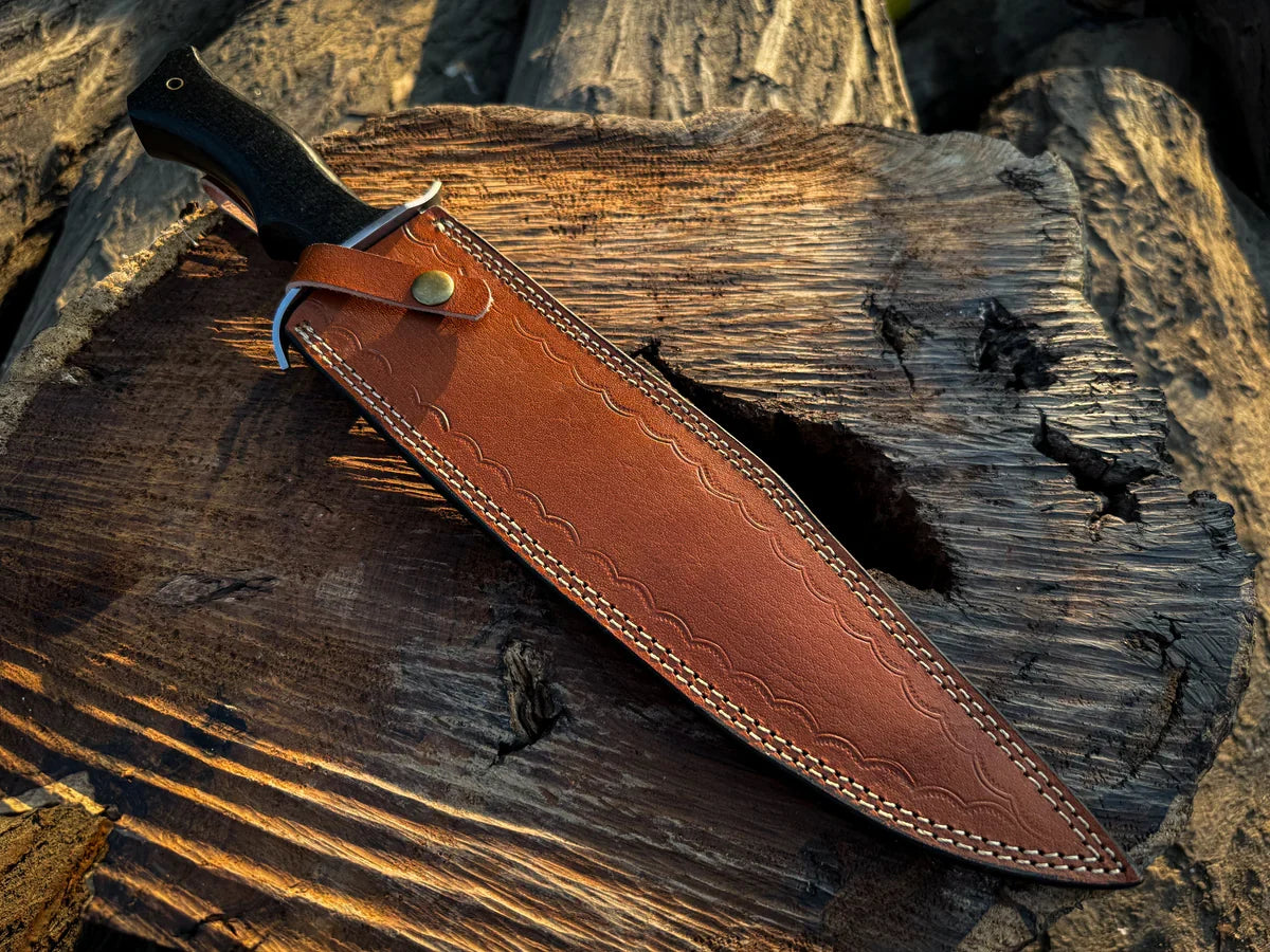 The Walking Dead: Handmade Negan Bowie Full Tang Fixed Blade Replica Knife - Vortex Blades