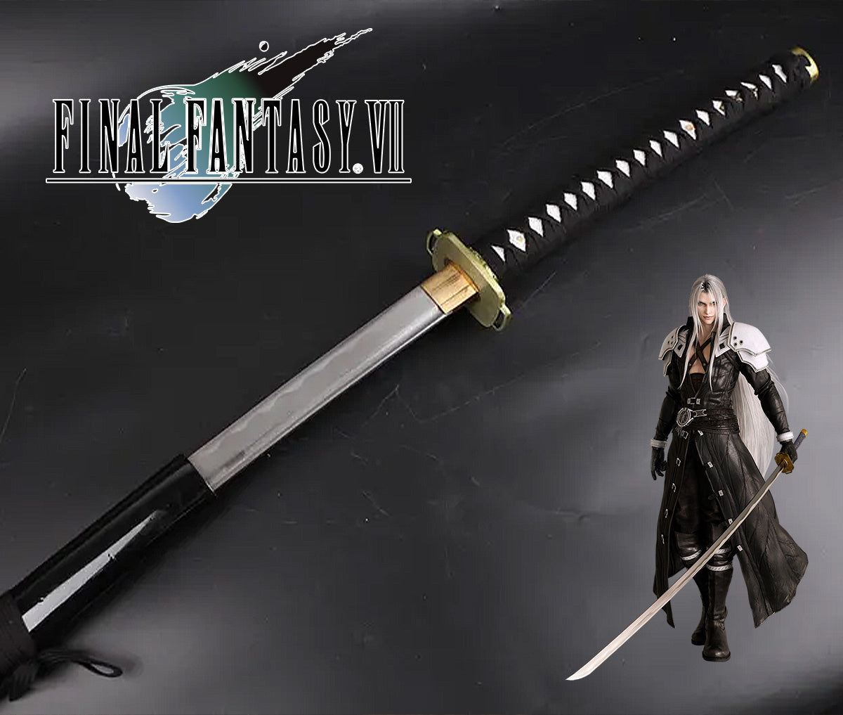 Final Fantasy 7 ff Sephiroth sword Replica for Fans | Sephiroth Masamune | Japanese Samurai Sword