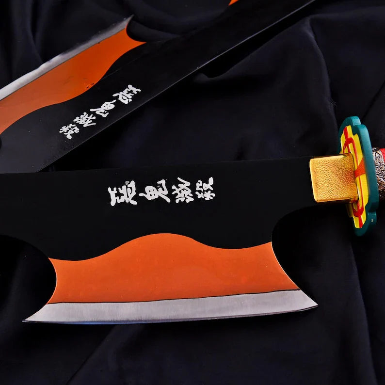 Sound Hashira Swords | Demon Slayer Double Sword | Tengen Uzui Nichirin Sword