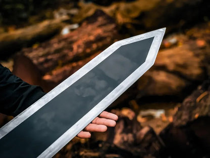 Berserk Guts Sword Dragon Slayer Sword Replica – Handmade Black Dual Finish Anime Cosplay