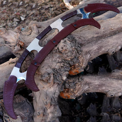 Bat'leth Klingon Star Trek Prop with Leather Sheath