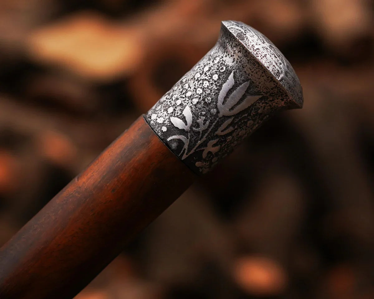 Handmade John Wick Chapter 4 Caine's Replica Sword with Premium Wooden Sheath - Vortex Blades
