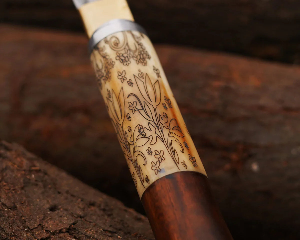 Handmade John Wick Chapter 4 Caine's Replica Sword with Premium Wooden Sheath - Vortex Blades