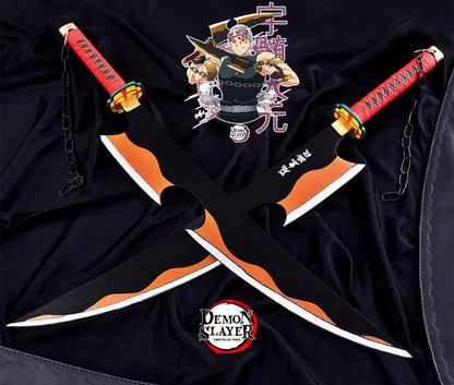 Sound Hashira Swords | Demon Slayer Double Sword | Tengen Uzui Nichirin Sword