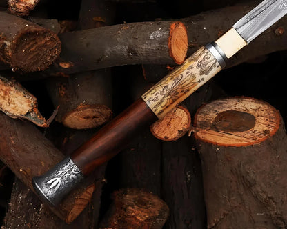 Handmade John Wick Chapter 4 Caine's Replica Sword with Premium Wooden Sheath - Vortex Blades