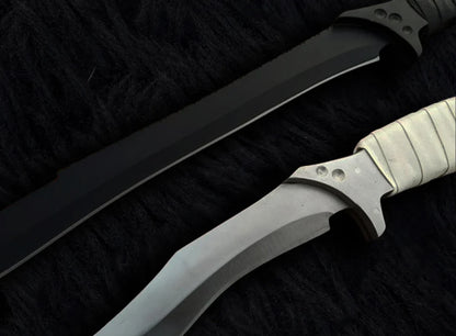 DUNE Part 2 Feyd Rautha Movie Replica Knives with Leather Sheath - Vortex Blades